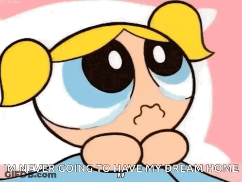 Bubbles From The Powerpuff Girls Is Crying While Laying In Bed . GIF