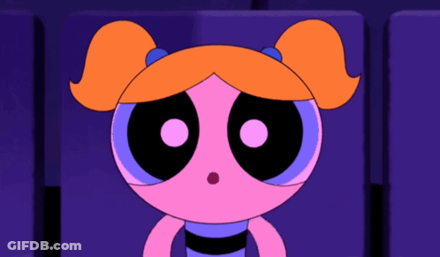 Bubbles Powerpuff Girls Heart Eyes Theater GIF