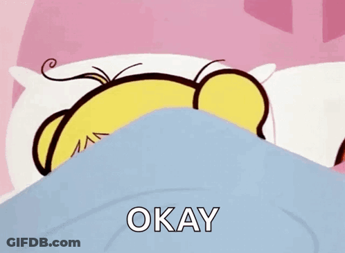 Bubbles Powerpuff Girls Lying In Bed Okay GIF