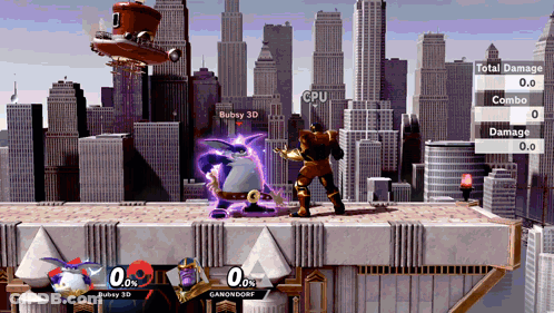 Bubby 3D And Ganondorf Video Game Screenshot GIF