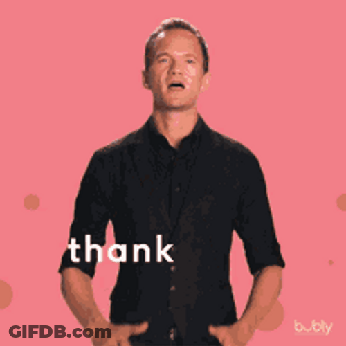 Bubly Neil Patrick Harris Thank You So Much GIF