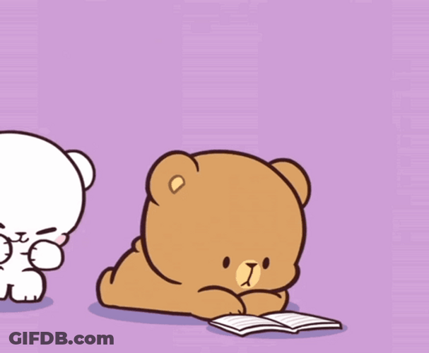 Bubu Disturb Dudu Reading GIF