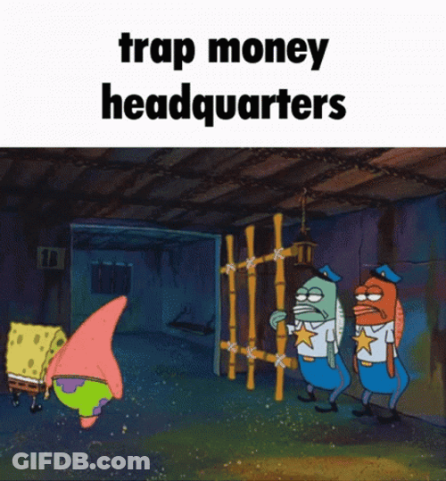 Bubu Spongebob And Patrick Imprisoned GIF