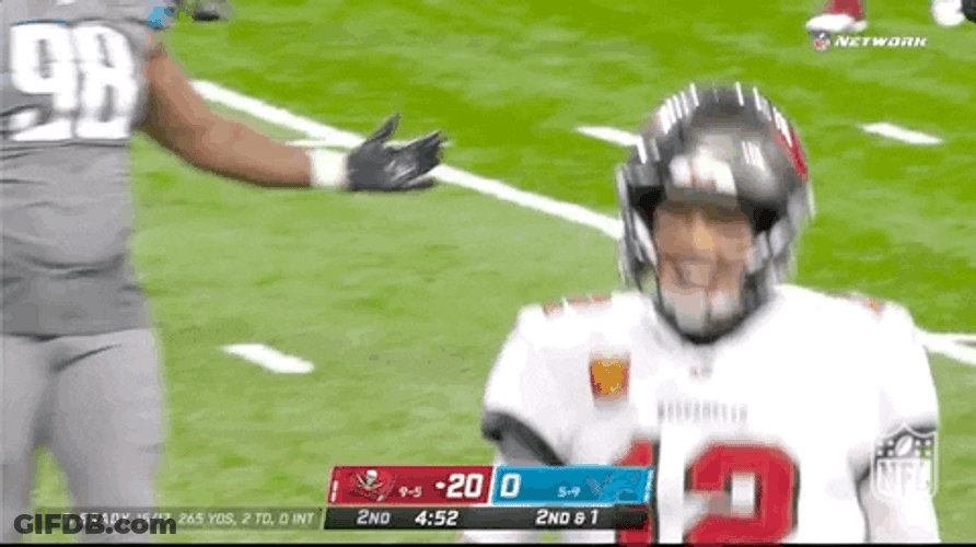 Buccaneers Chris Godwin And Tom Brady Chest Bump GIF