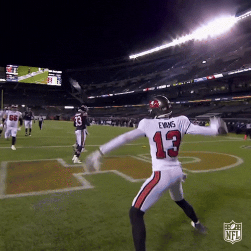 Buccaneers Mike Evans Throwing Football To The Ground GIF