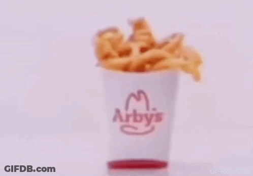 Bucket Of French Fries With Ketchup GIF