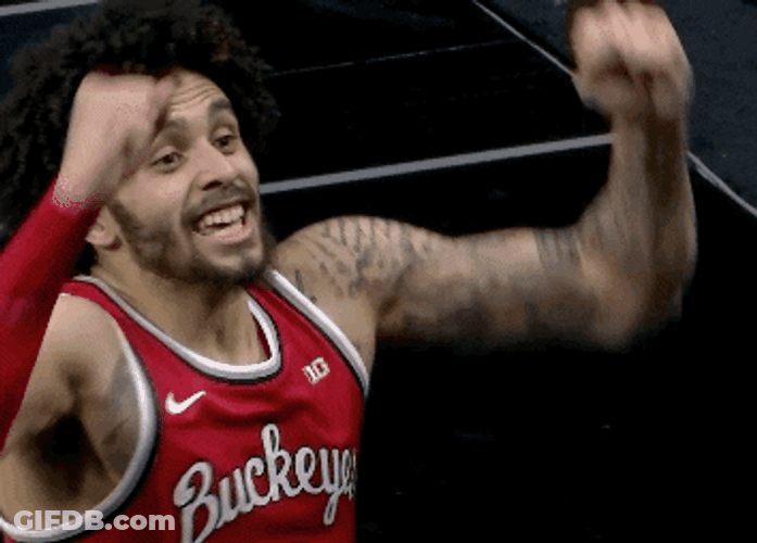 Buckeyes Funny Shout GIF