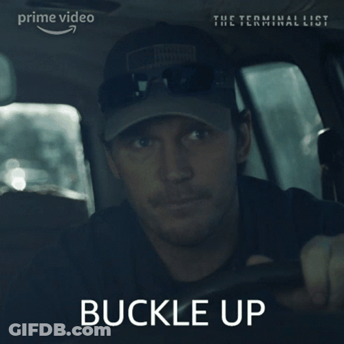 Buckle Up Man In Car GIF