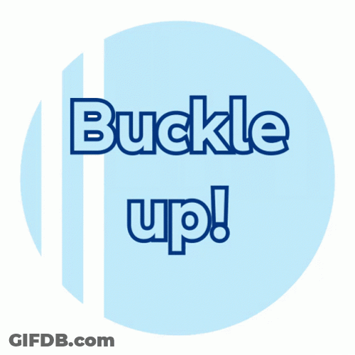 Buckle Up Seatbelt GIF