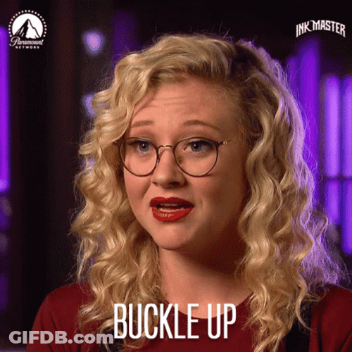 Buckle Up With Feeling GIF