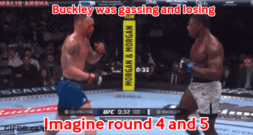 Buckley Was Gasing And Losing In The Ufc Fight GIF