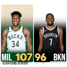Bucks And Nets Basketball Players GIF