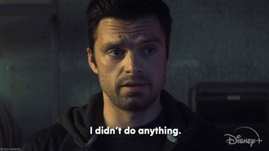 Bucky Barnes Didn't Do Anything GIF