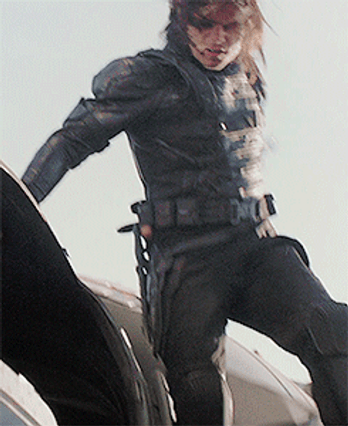Bucky Barnes Fighting Marvel Comics GIF