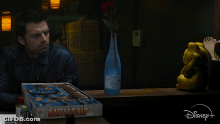 Bucky Barnes Lucky Cat GIF