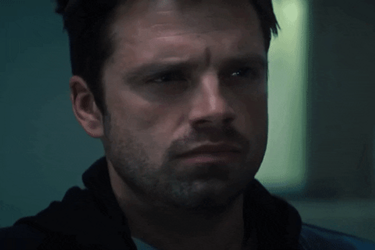 Bucky Barnes Sebastian Stan GIF