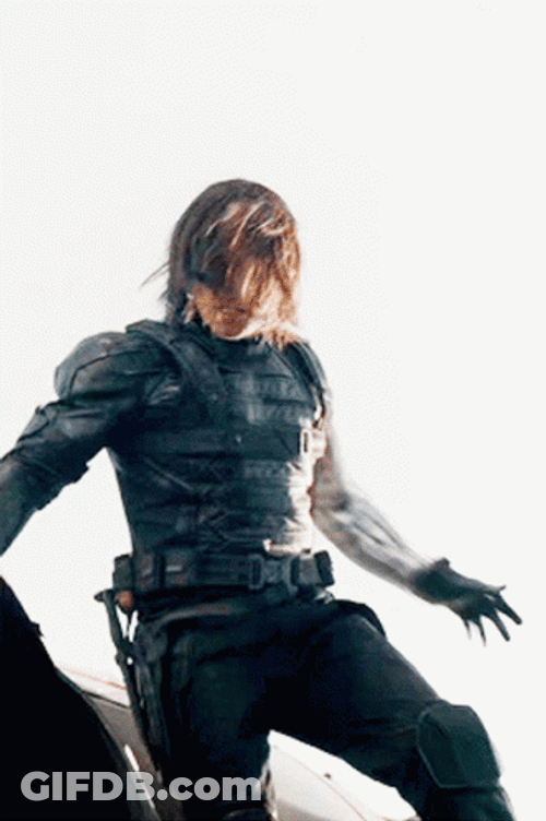 Bucky Barnes The Winter Soldier GIF