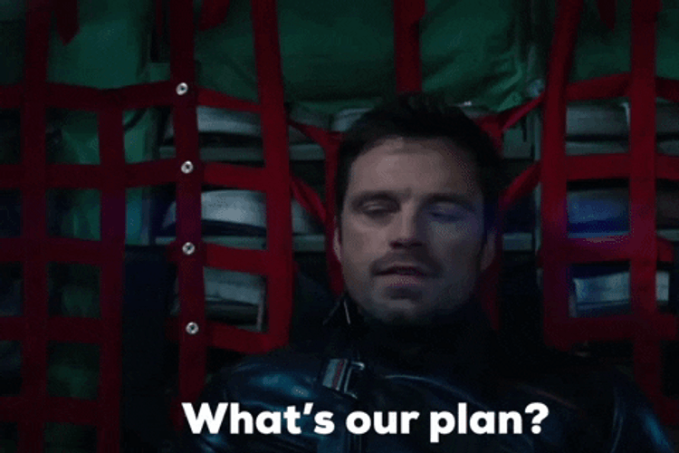 Bucky Barnes What's Our Plan GIF