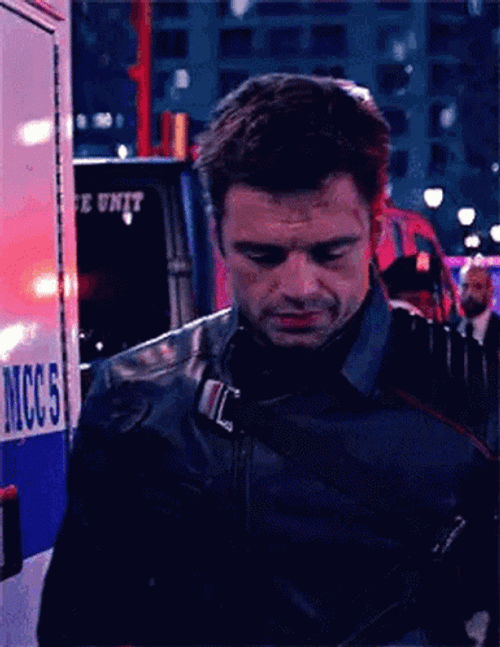 Bucky Barnes Winter Soldier Smiling GIF