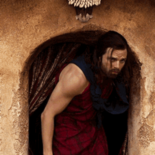 Bucky Going Outside GIF