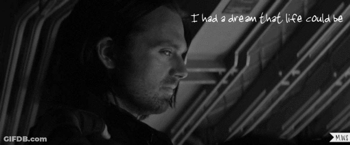 Bucky Had A Dream GIF