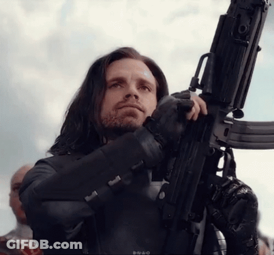 Bucky Loading To Shoot GIF