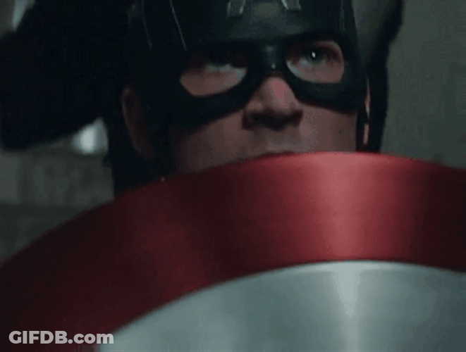 Bucky Vs Captain America GIF