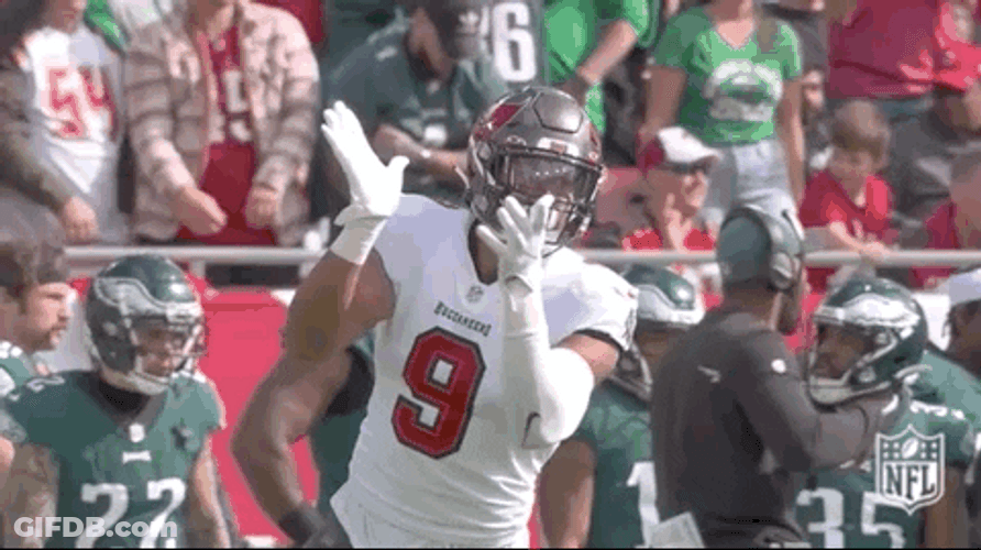 Bucs Chris Godwin Running Clapping GIF