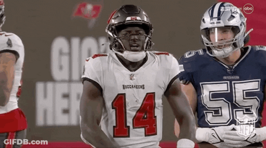 Bucs Chris Godwin Walking Proud GIF