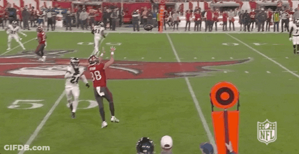 Bucs Player Catch The Ball GIF