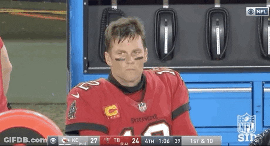 Bucs Tom Brady Is Bored Inside Mall GIF