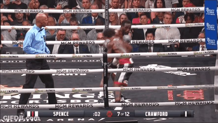Bud Crawford Beat Up Errol Spence Jr. GIF