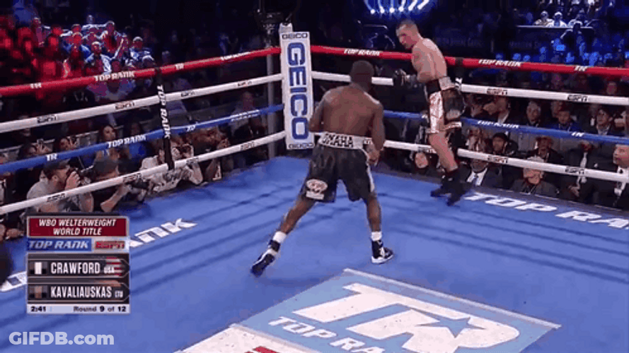 Bud Crawford Knockdown Egidijus Kavaliauskas GIF