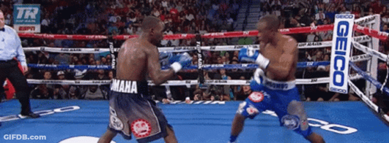 Bud Crawford Knockdown His Opponent GIF