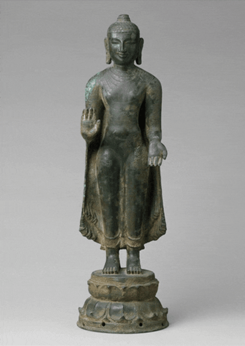Buddhist Sculpture Dance High Five GIF