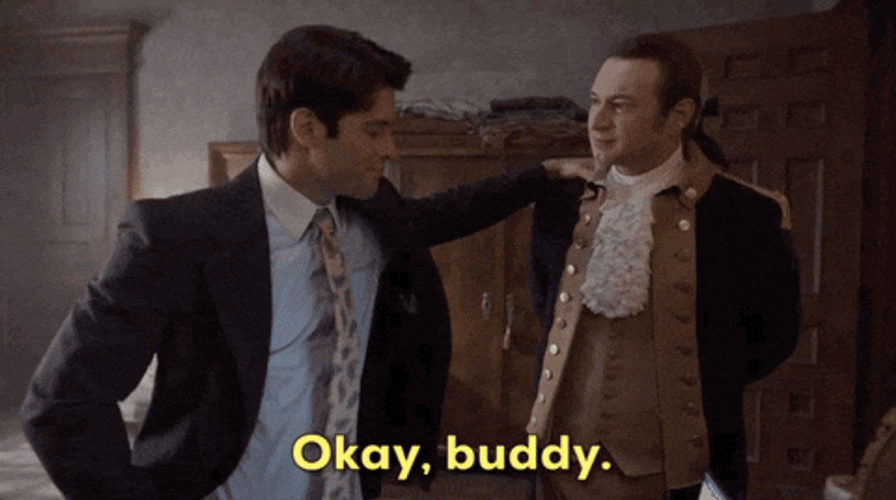 Buddy Shoulder Pat Brandon Scott Jones GIF