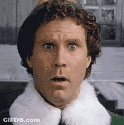 Buddy The Elf Funny Shouting GIF