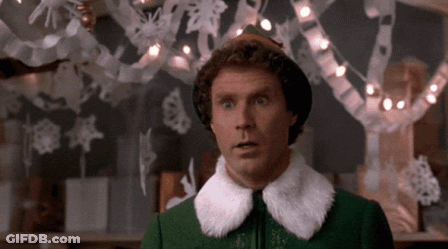 Buddy The Elf Hilarious Winking GIF