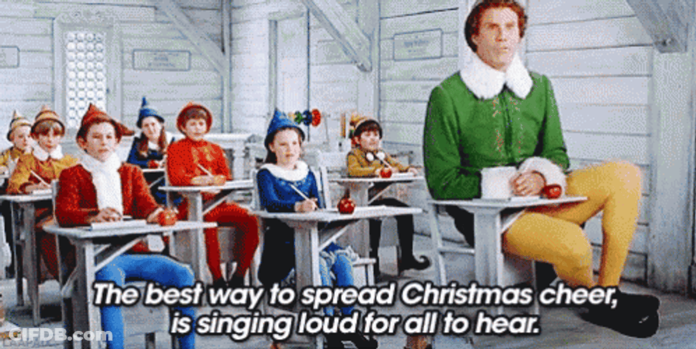 Buddy The Elf Kids Spread Christmas Cheer GIF