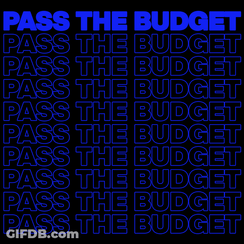 Budget Has To Be Passed GIF