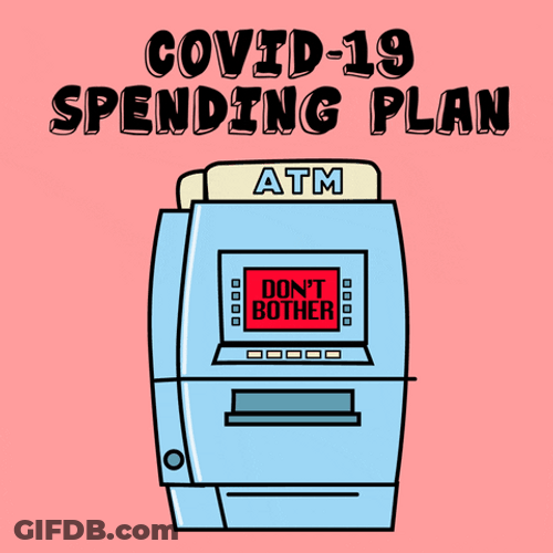 Budget Plan Because Covid's Not Gone Yet GIF