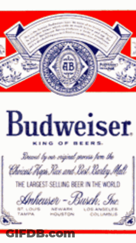Budweiser King Of Beers Bottle GIF