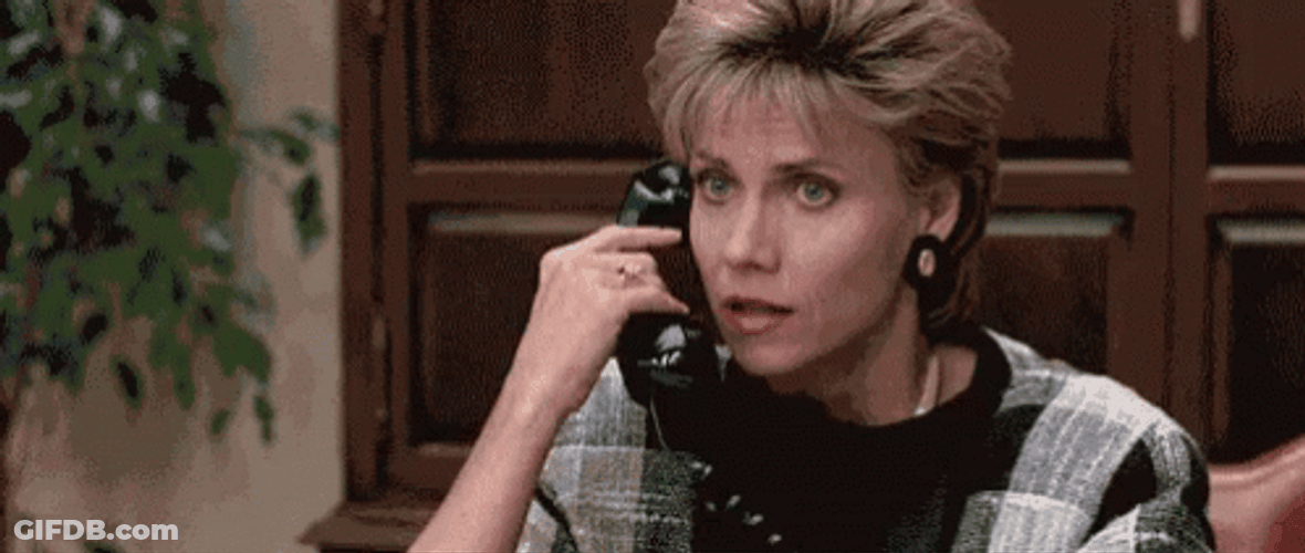 Bueller Movie Ed Calling Katie GIF
