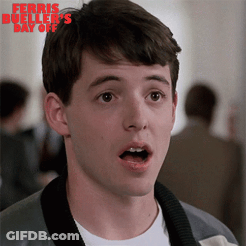 Bueller Nodding & Saying Yeah GIF