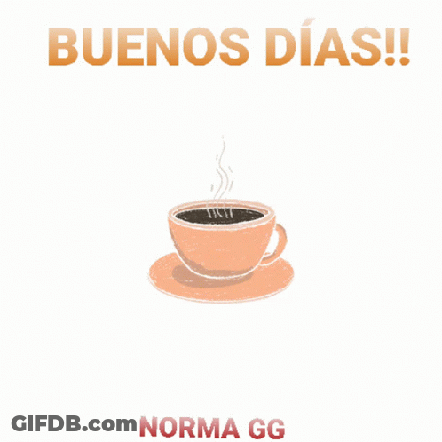 Buen Dia Colorful Birds On Black GIF