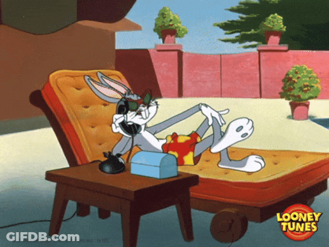 Buenas Noches Bugs Bunny GIF