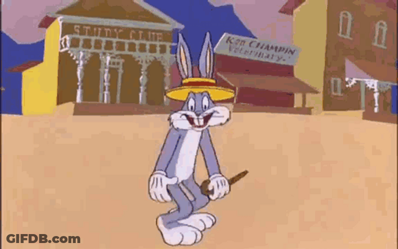 Buenas Noches Bugs Bunny GIF