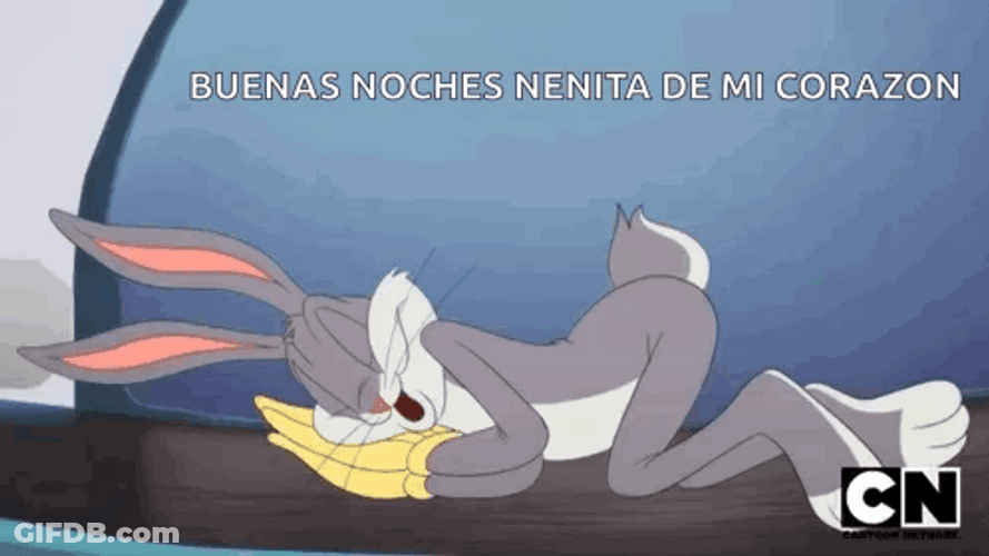 Buenas Noches Bugs Bunny GIF