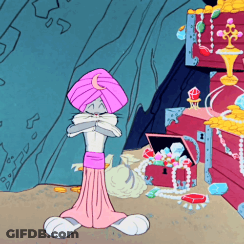 Buenas Noches Bugs Bunny GIF