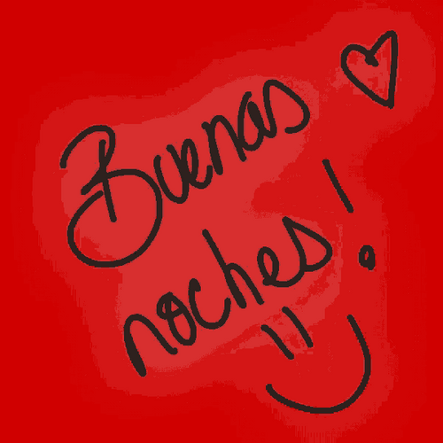Buenas Noches Calligraphy GIF